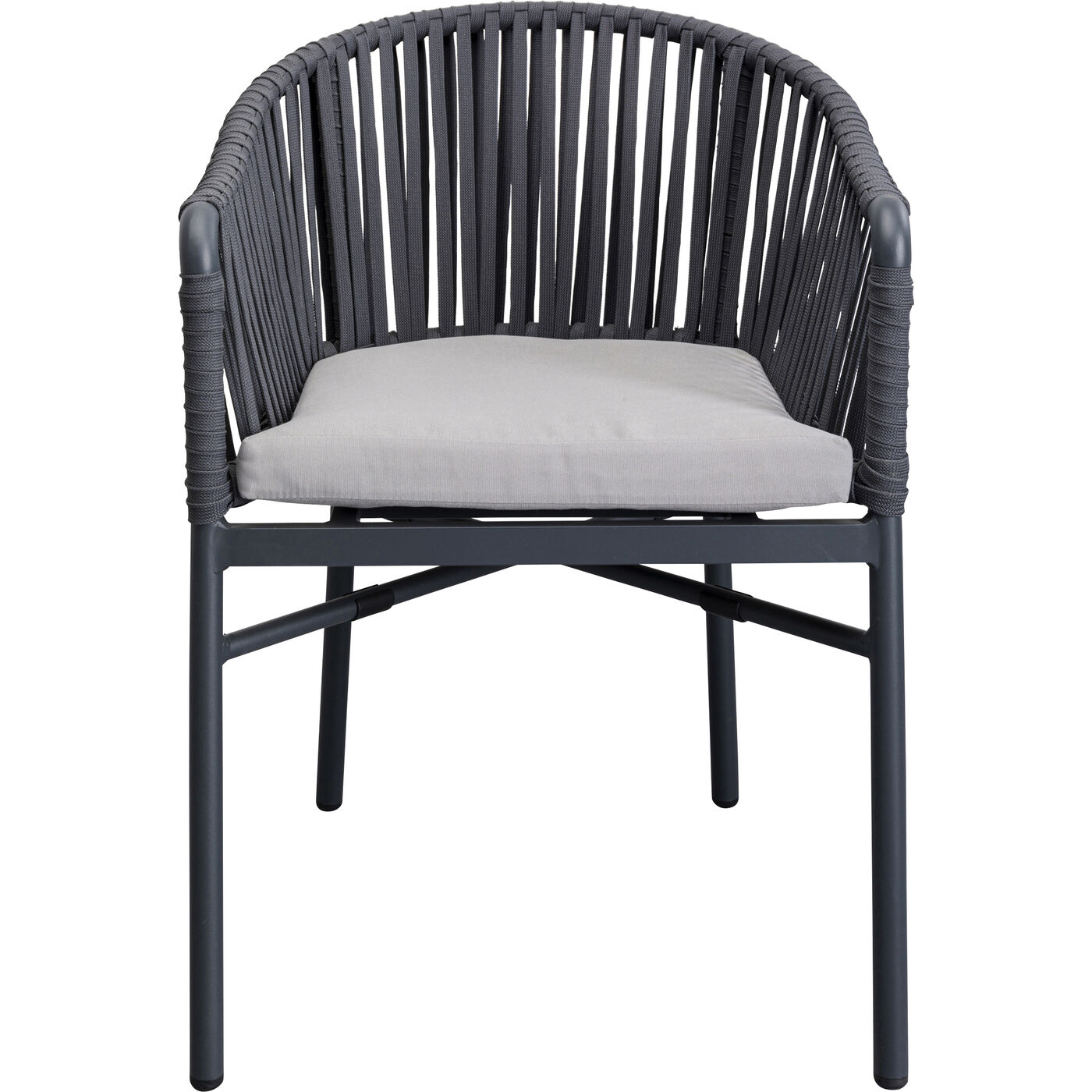 Стул с подлокотниками Santanyi Dark Grey