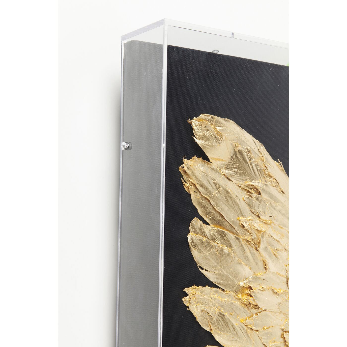 Украшение настенное Wings Gold Black 120x120 см