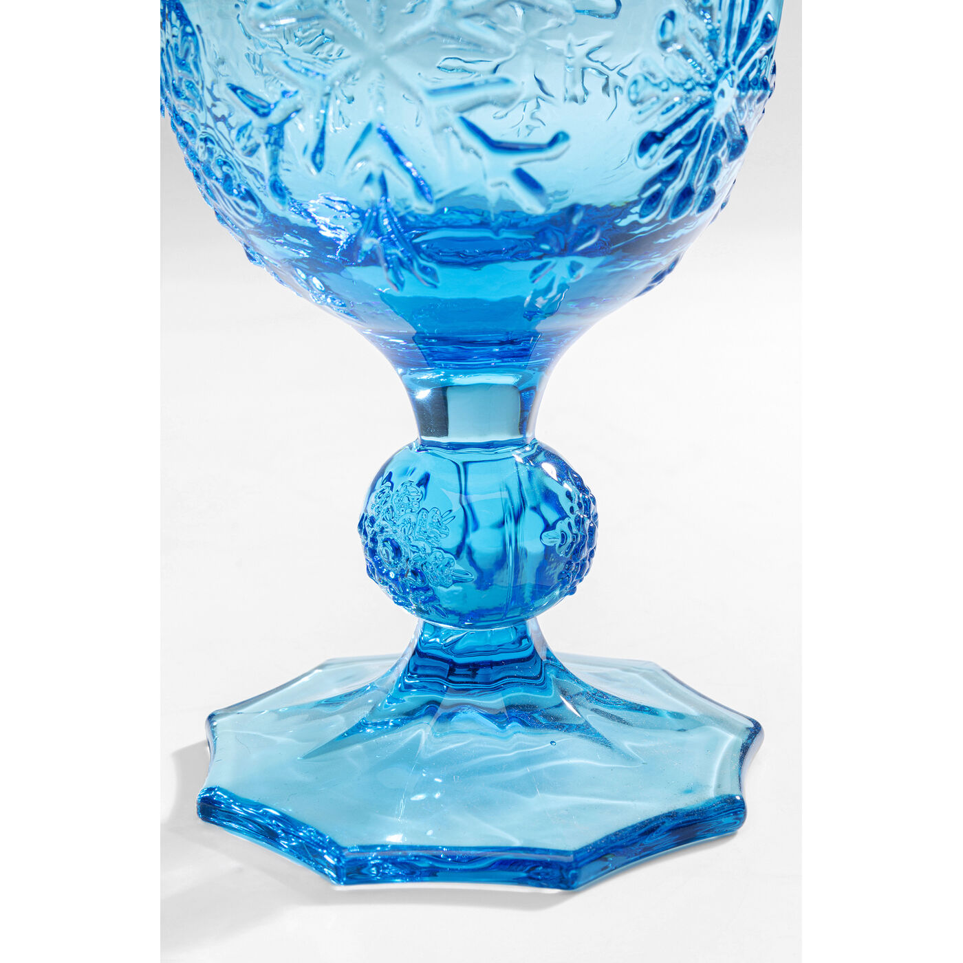 Бокал для вина Ice Flowers Blue