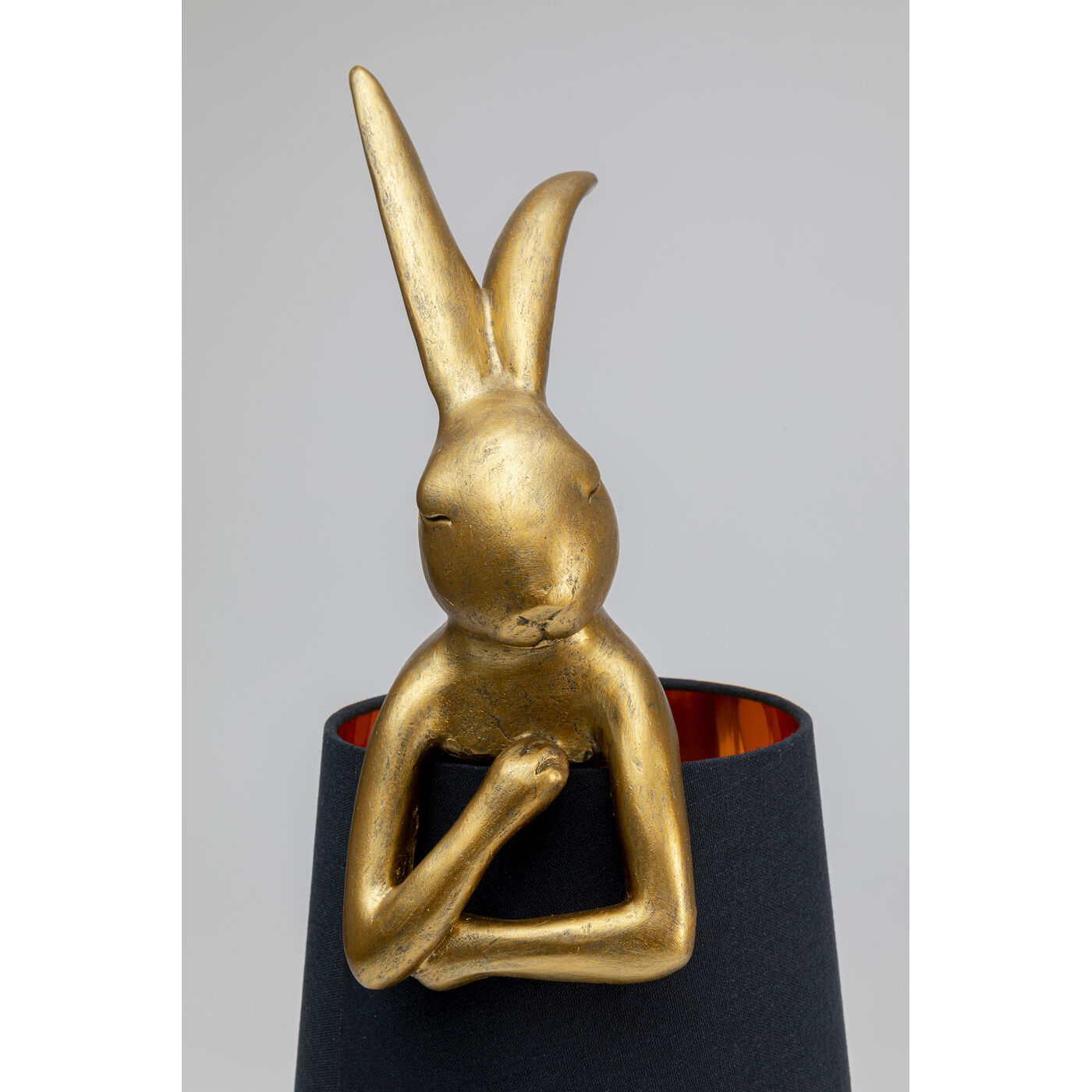 Светильник настольный Animal Rabbit Gold/Black 68 см