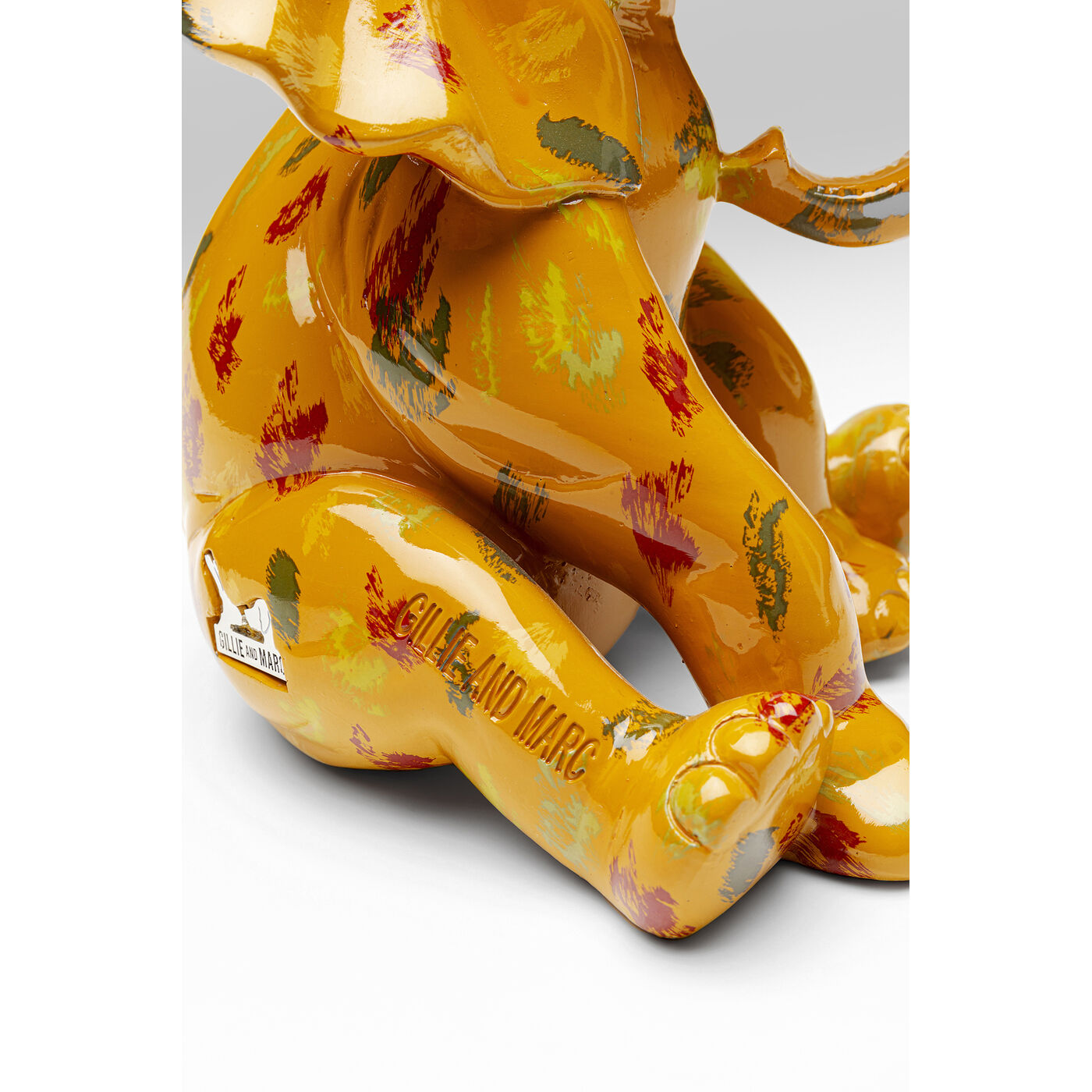 Фигура декоративная Elephant Dots Yellow 18 см