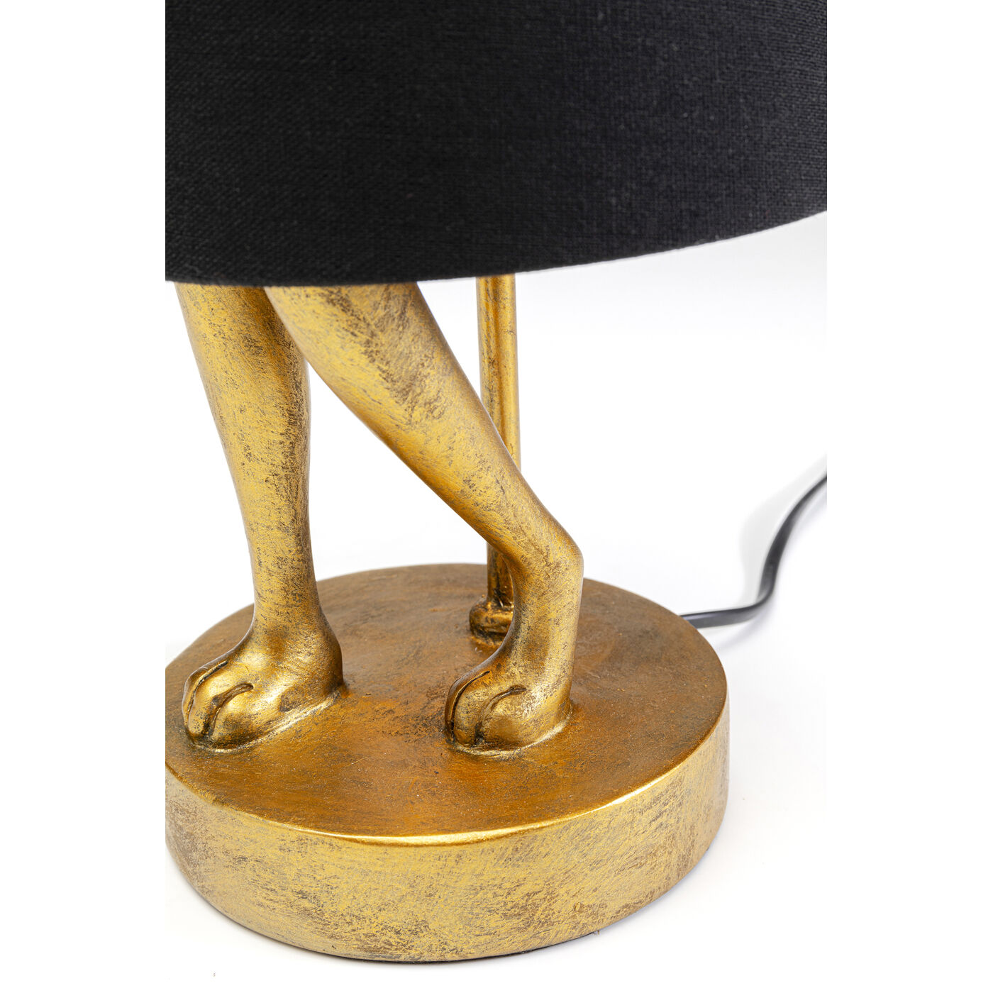 Светильник настольный Animal Rabbit Gold/Black 50 см