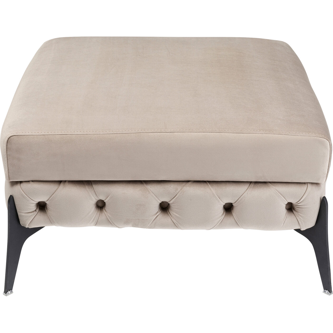 Пуф Bellissima Velvet Beige 80 см