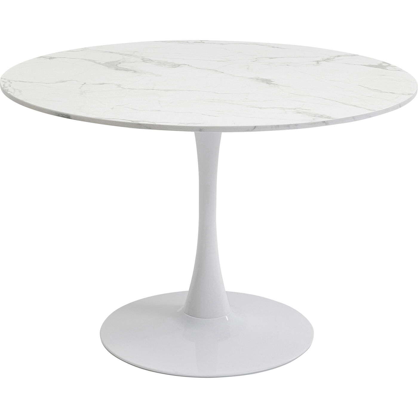 Стол Schickeria Marbleprint White Ø110 см