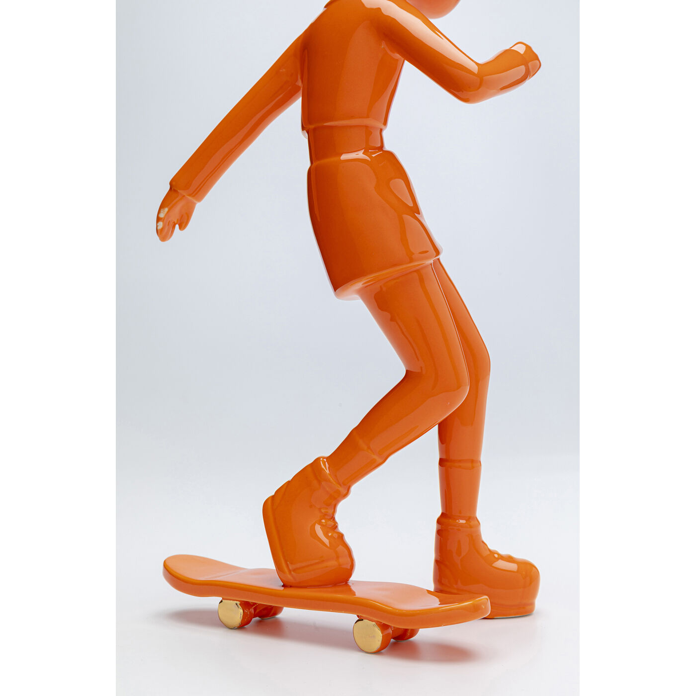 Фигура декоративная Skating Astronaut Orange 33 см