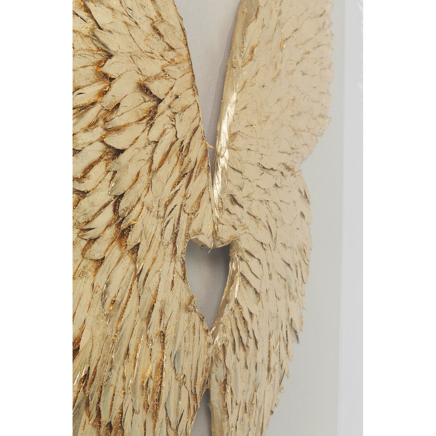 Украшение настенное Wings Gold White 120x120 см