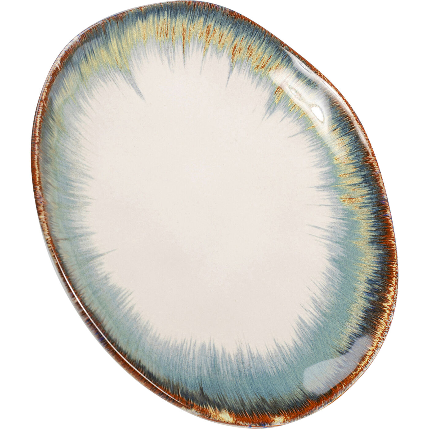 Тарелка Organic White Blue Ø20 см