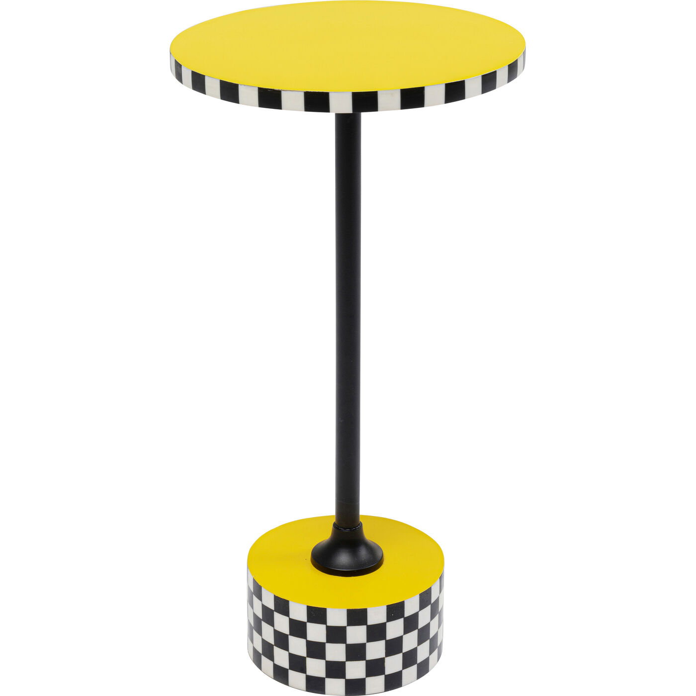Стол приставной Domero Race Yellow Ø25 см
