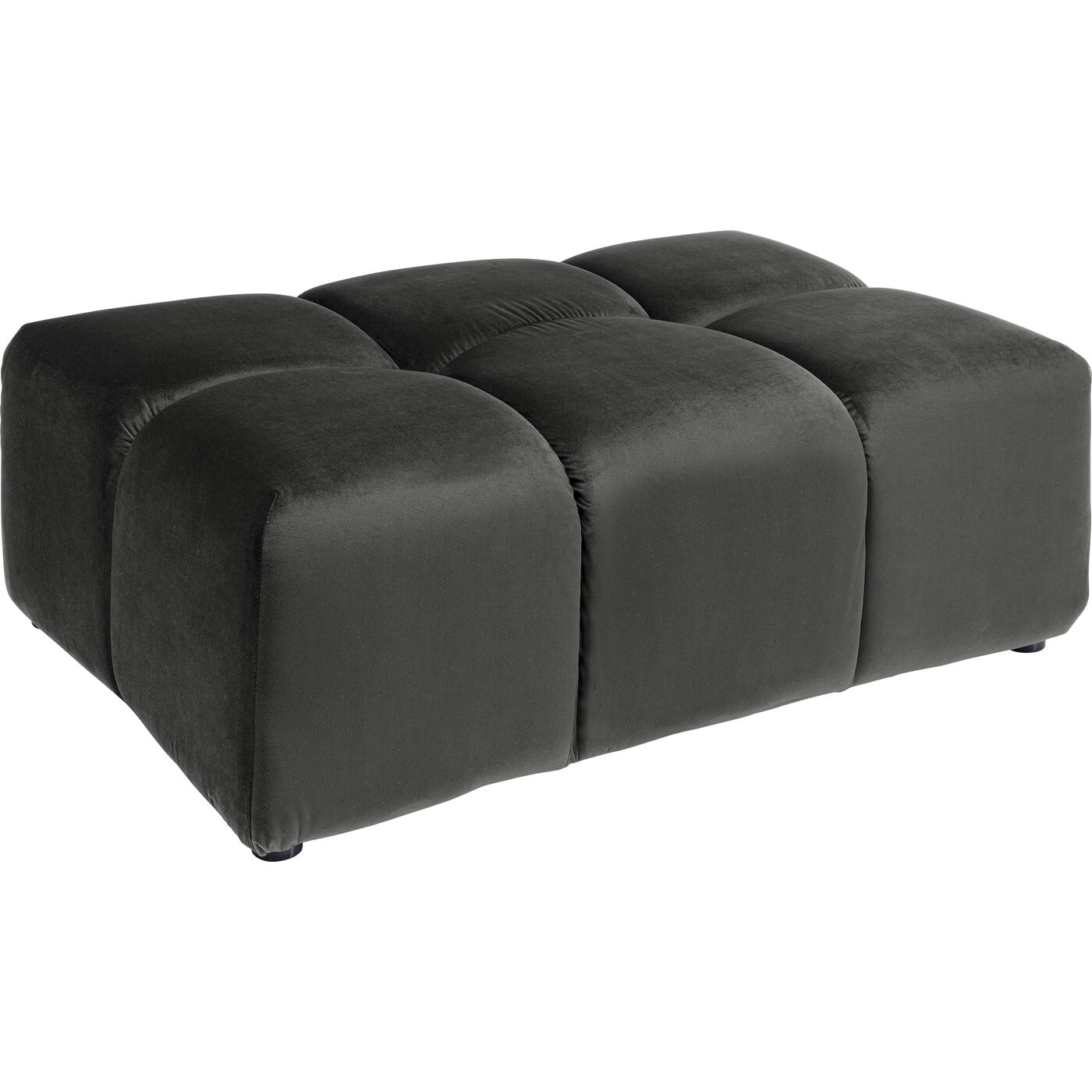 Пуф Belami Velvet Grey 105x70 см