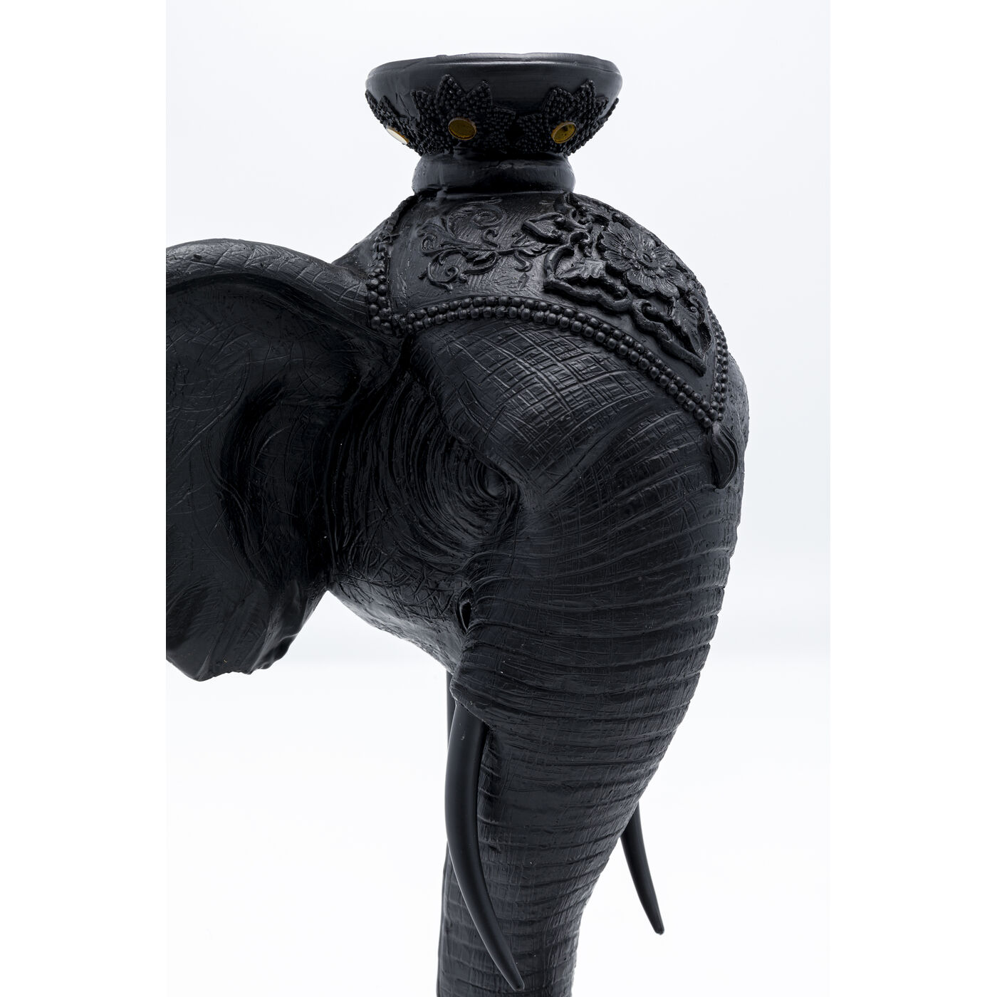 Подсвечник Elephant Head Black 49 см
