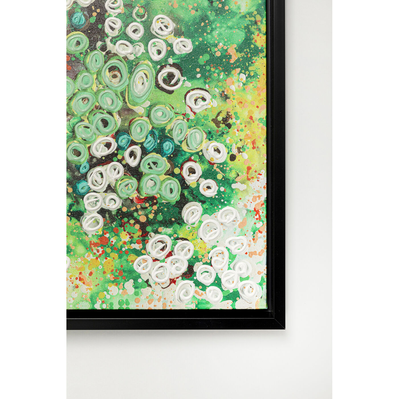 Картина в раме Top View Green 100x100 см