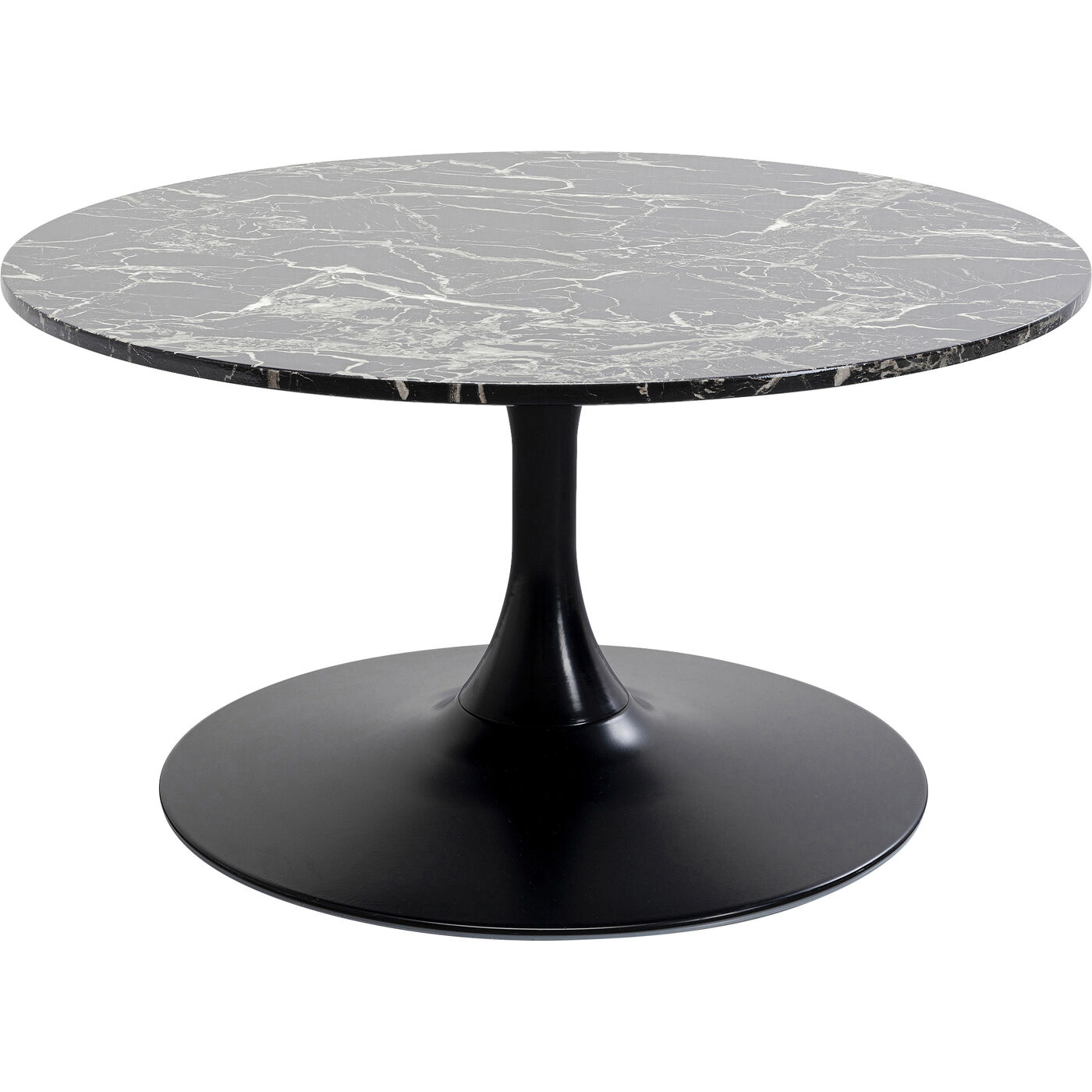 Стол кофейный Schickeria Marble Black Ø80 см
