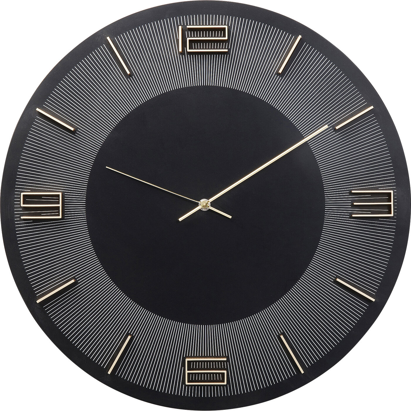 Часы настенные Leonardo Black/Gold 50