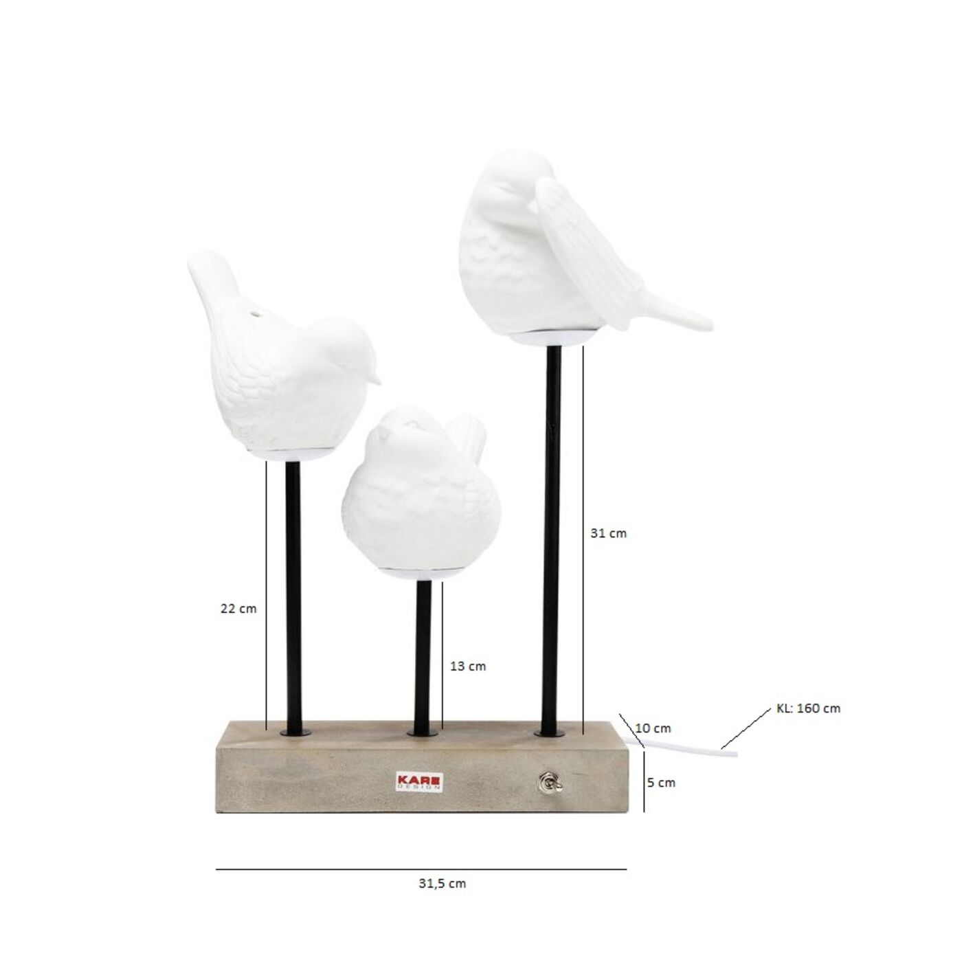 Светильник настольный Birds LED