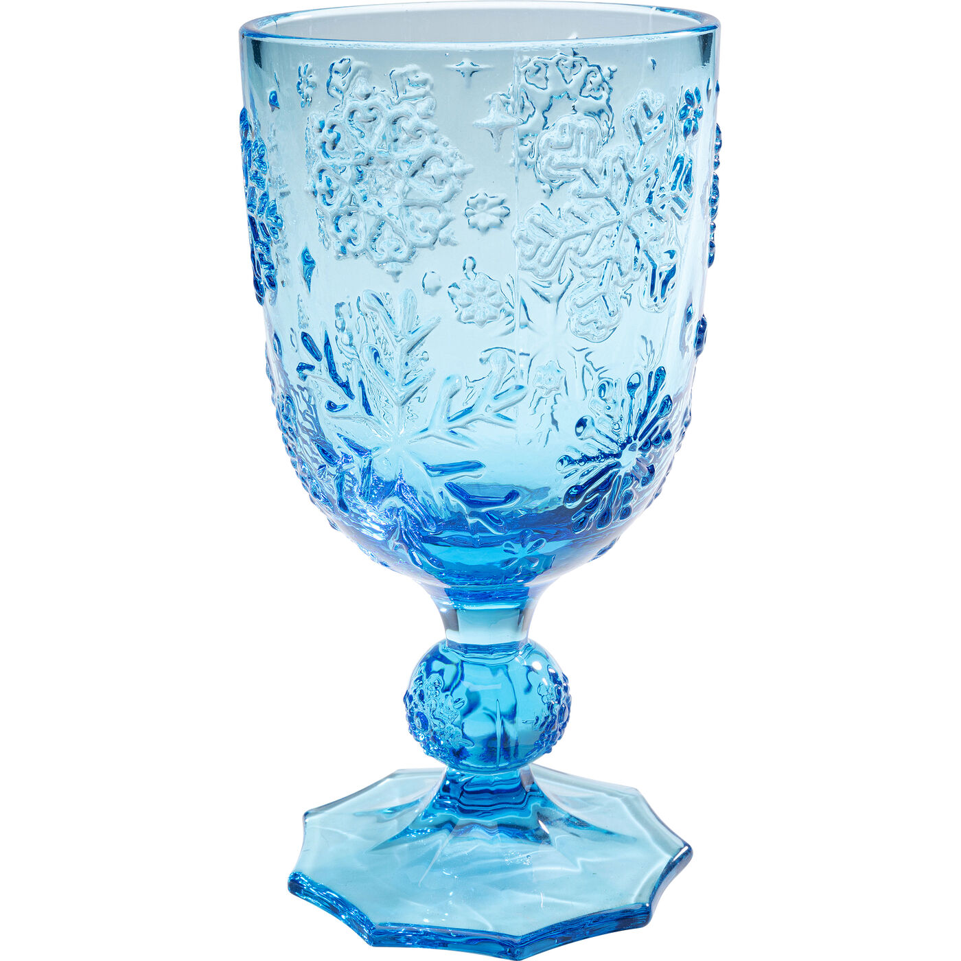 Бокал для вина Ice Flowers Blue