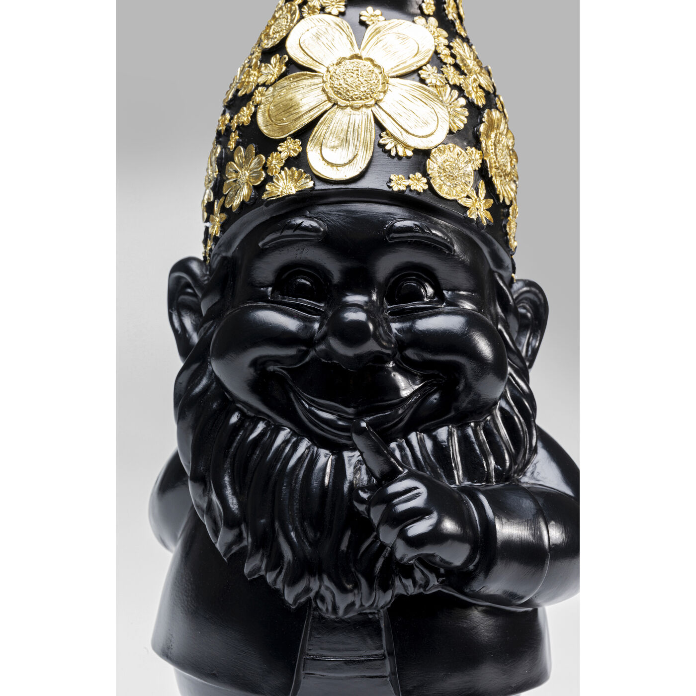 Фигура декоративная Gnome Standing Black Gold 46 см