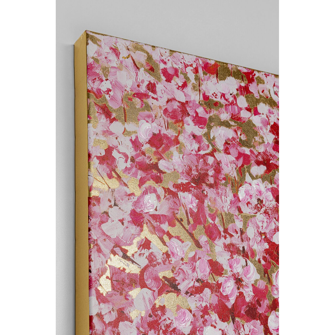Картина Flower Couple Gold Pink 100x80 см
