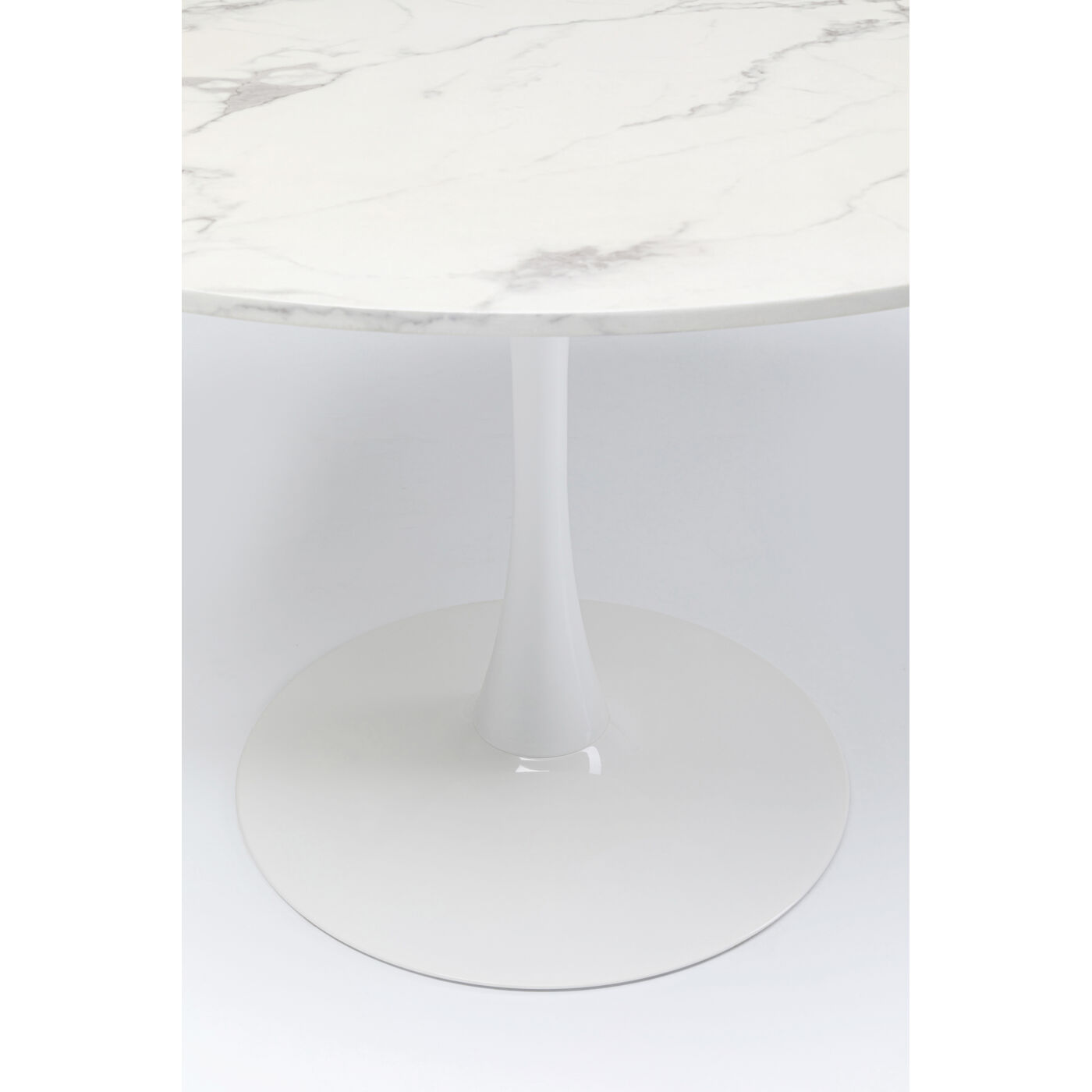 Стол Schickeria Marbleprint White Ø80 см