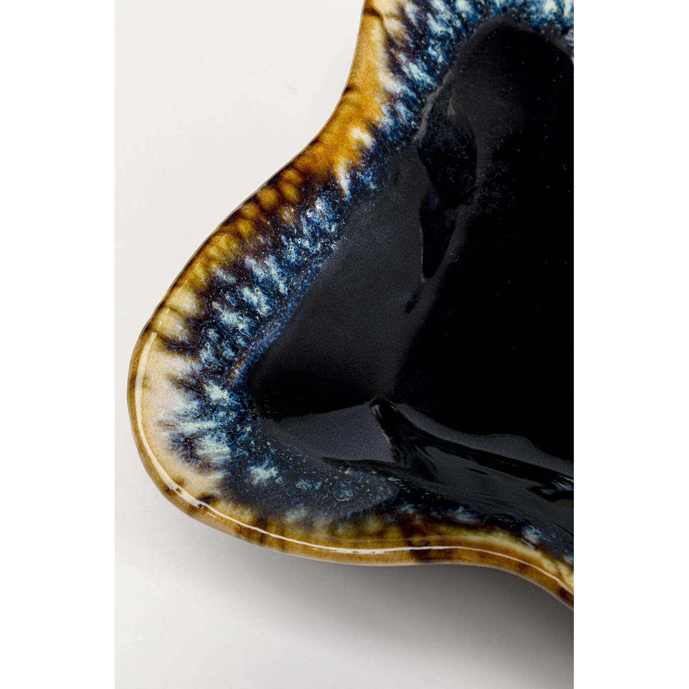 Тарелка сервировочная Lio Dark Blue 17x26 см