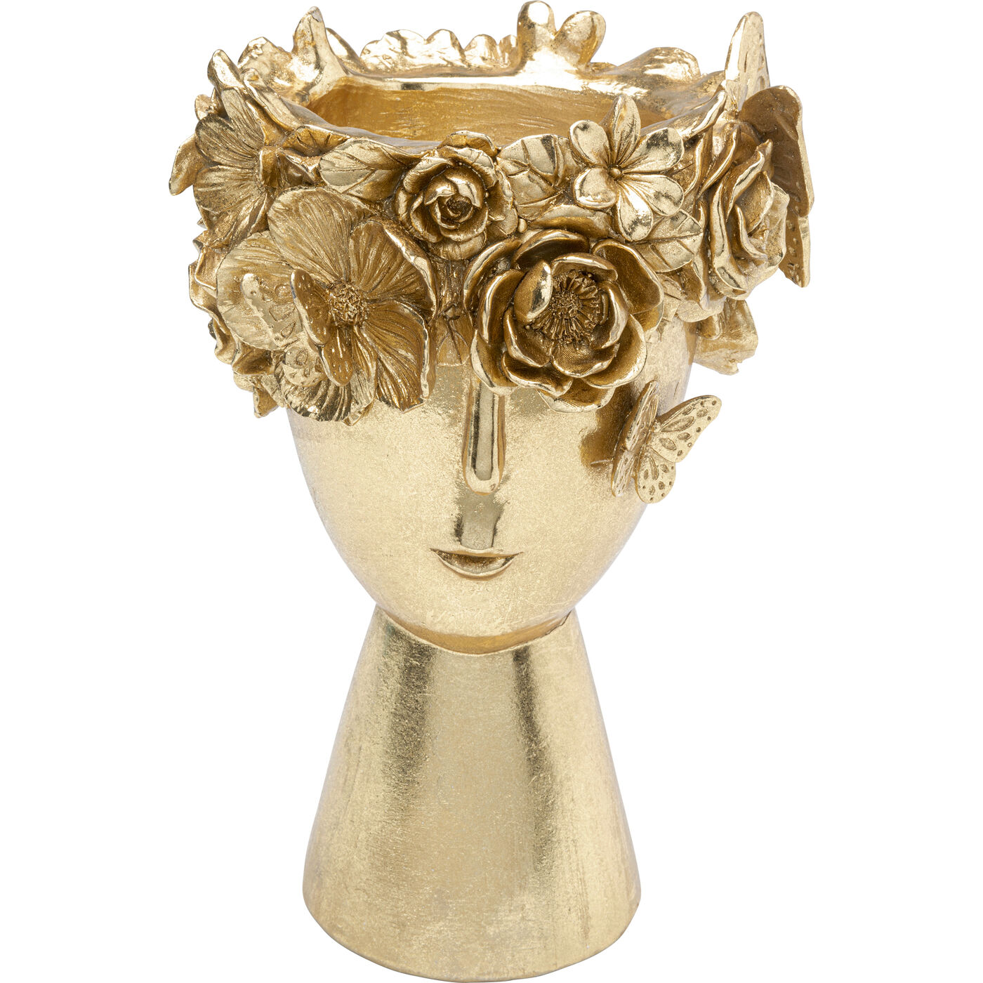 Ваза декоративная Flowercrown Gold 20 см