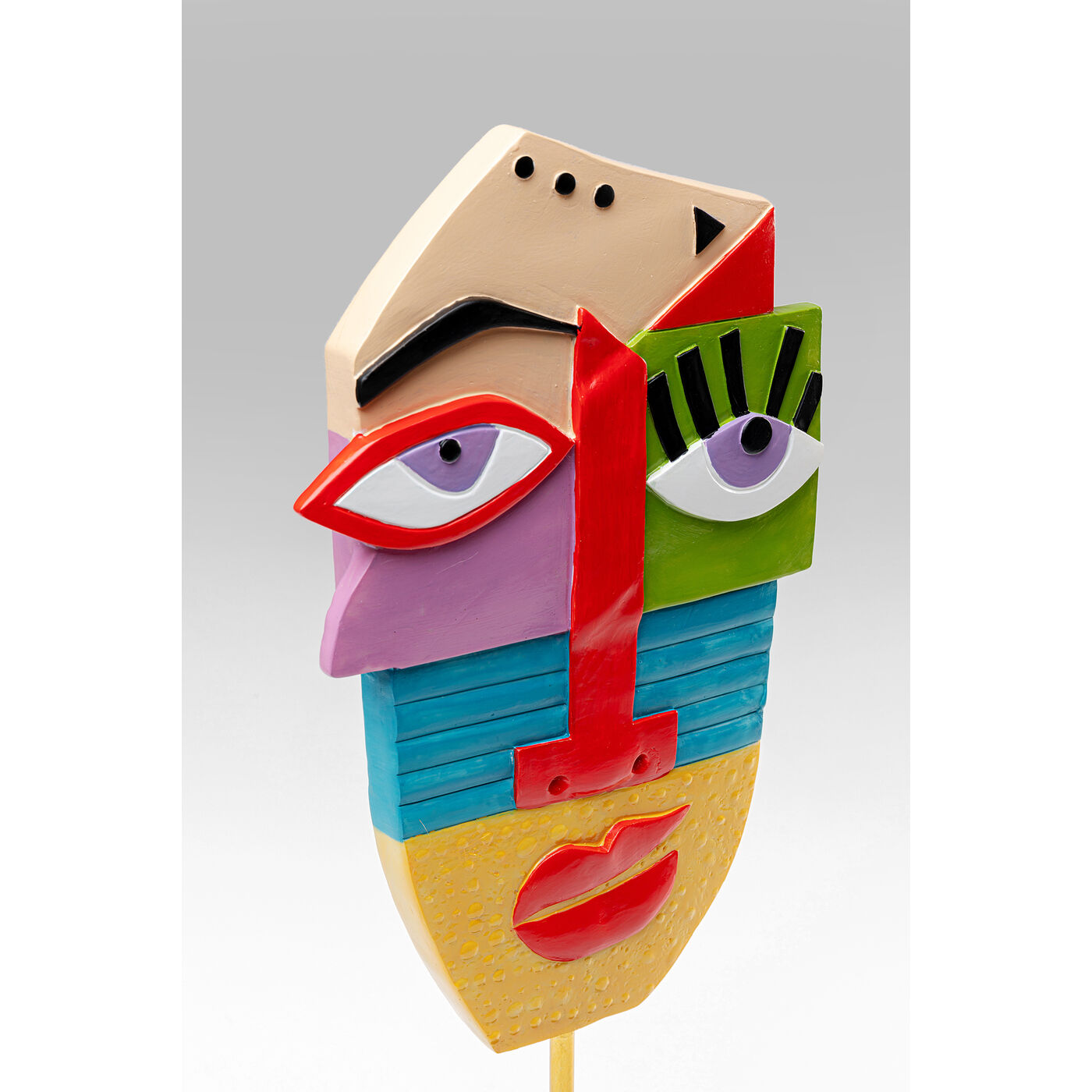 Объект декоративный Abstract Face Multicolour 52 см