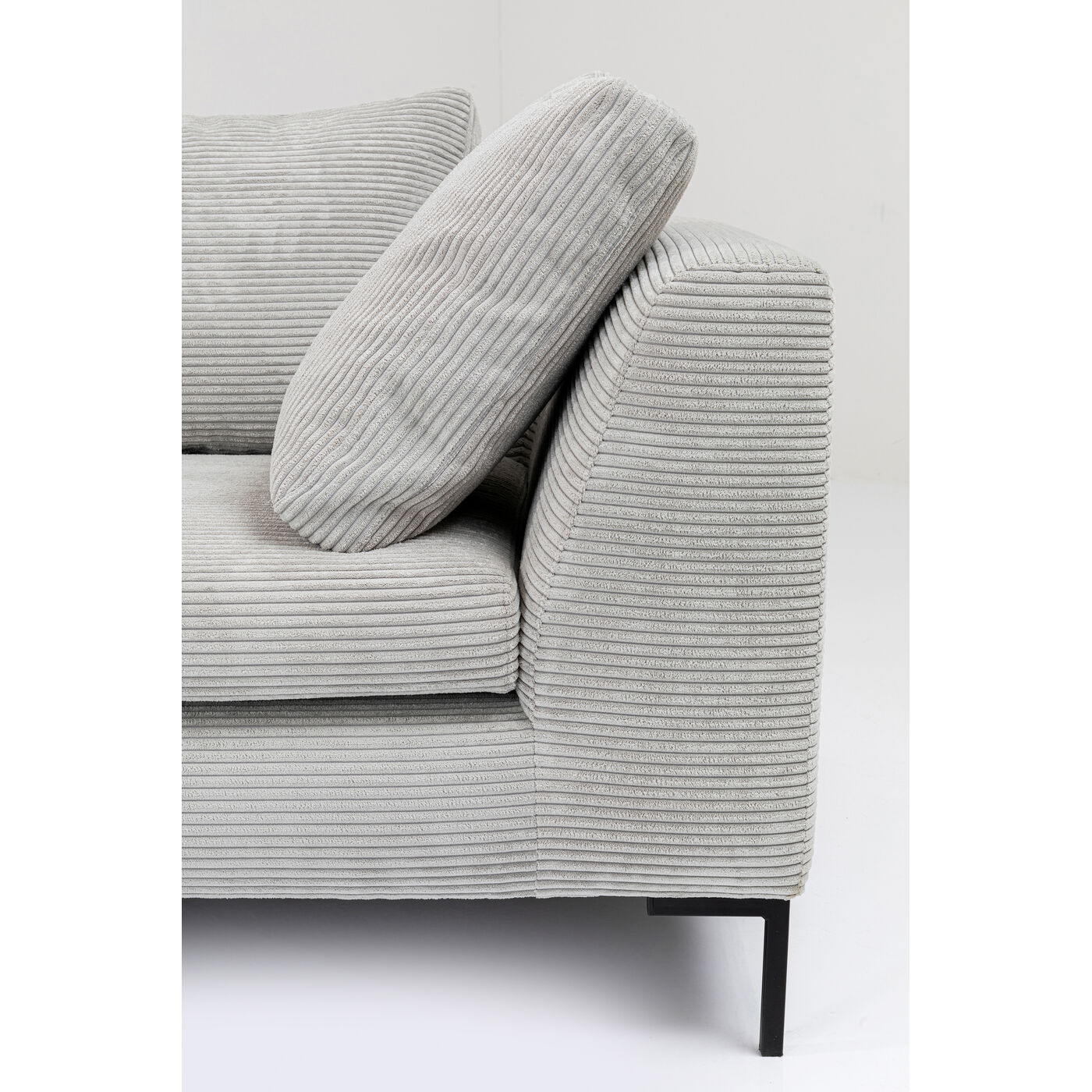 Диван левосторонний угловой Gianni Cord Grey Left