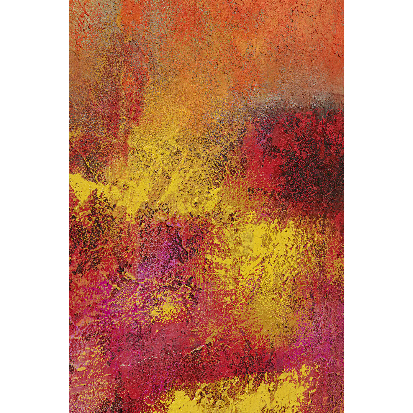 Картина на холсте Jardin Red 125x215 см