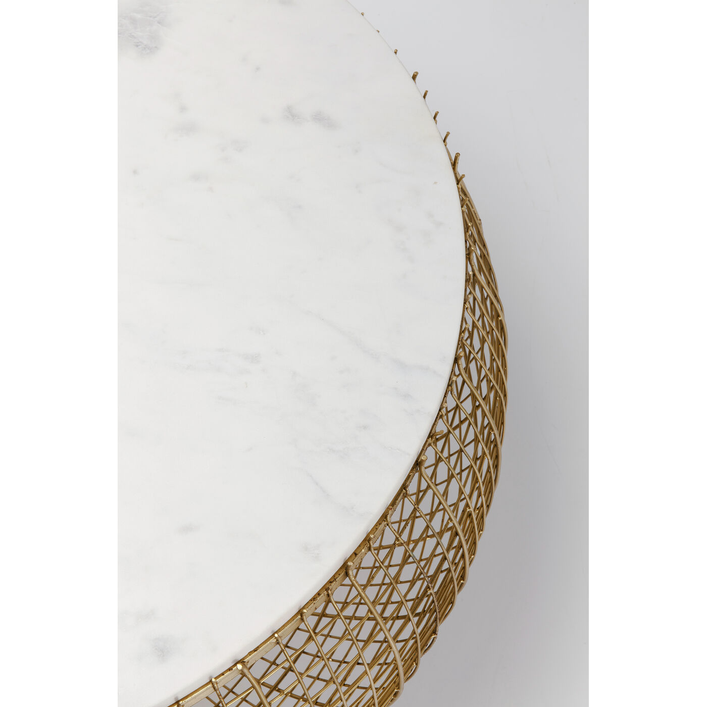 Стол кофейный Cesta Marbel Gold Ø100 см