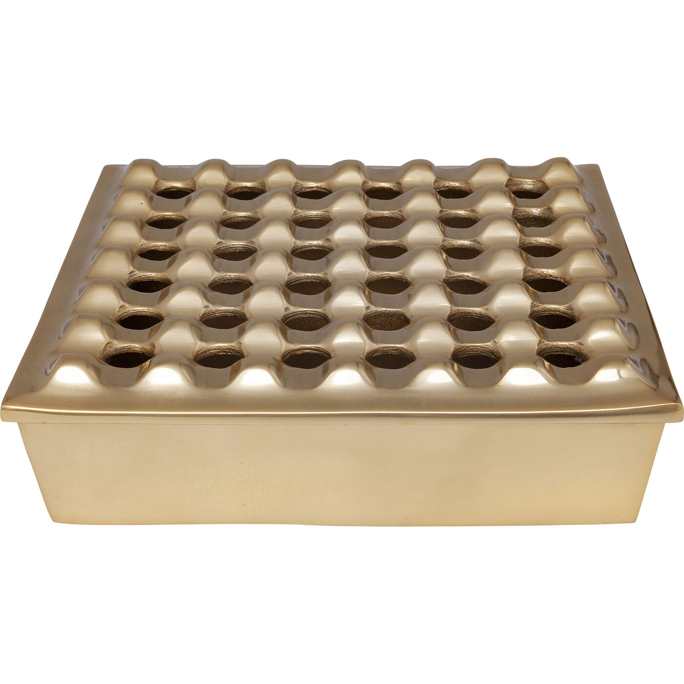 Пепельница Soho Square Brass 25x25 см