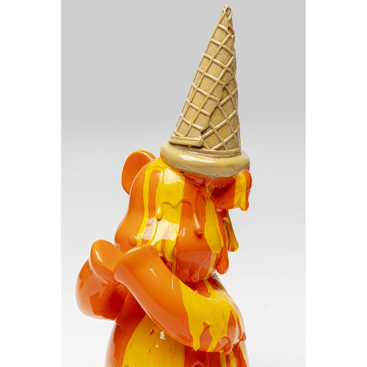 Фигура декоративная Sitting Gelato Bear Orange 37 см