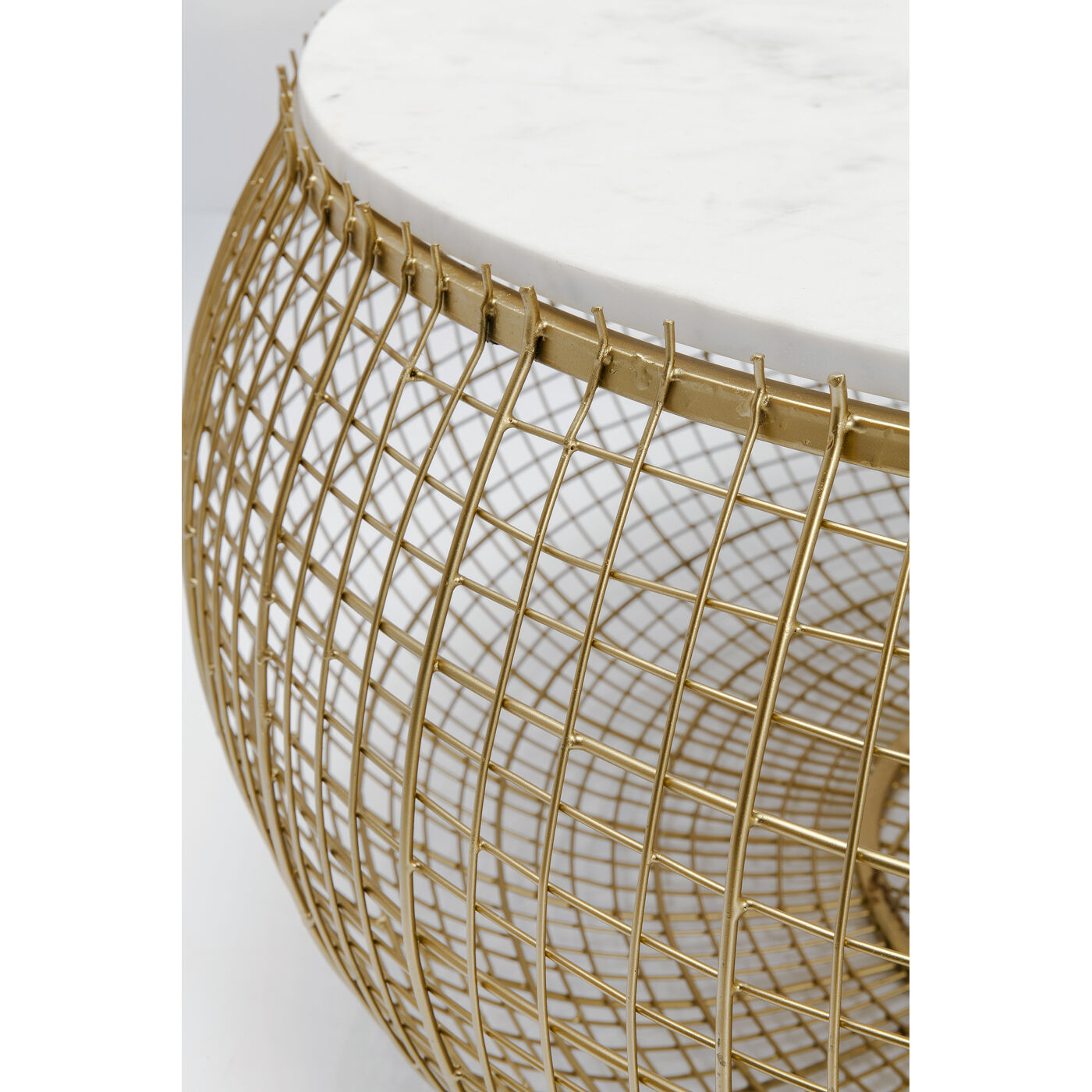 Стол кофейный Cesta Marbel Gold Ø100 см