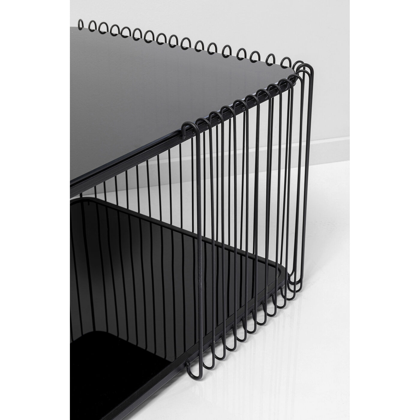 Стол кофейный Wire Double Black 120x60 см
