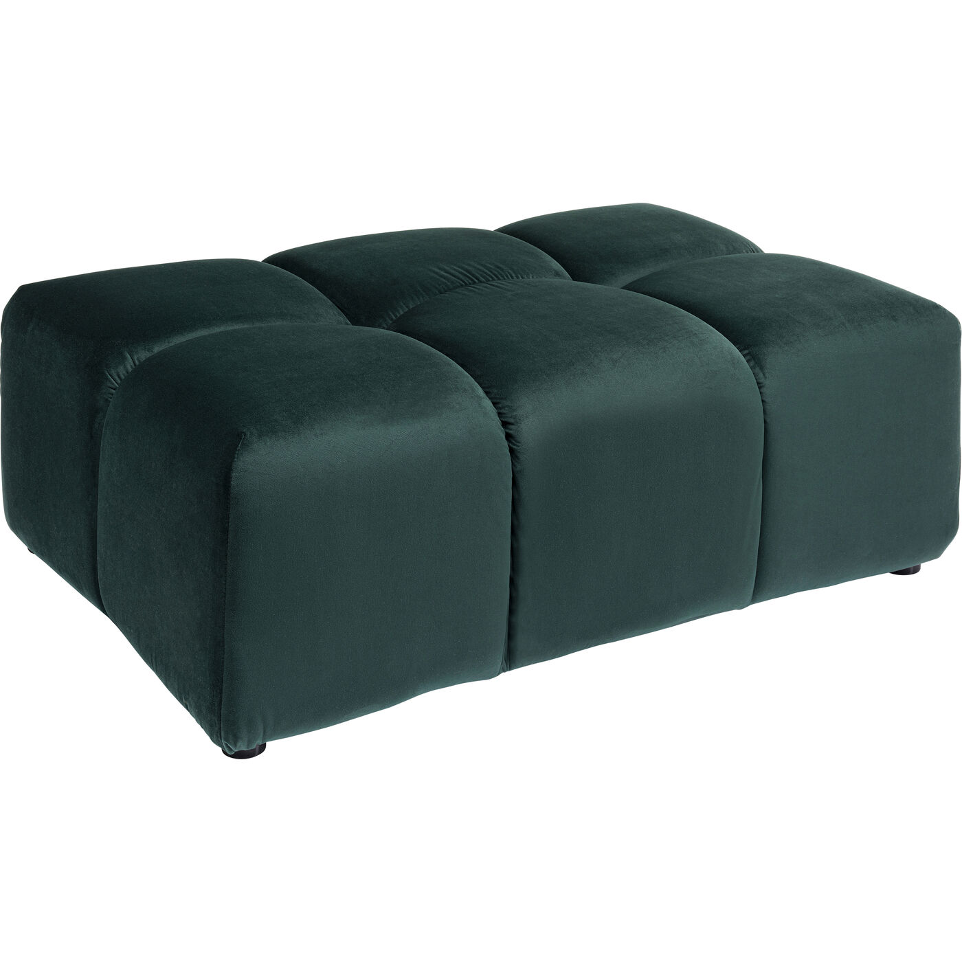 Пуф Belami Velvet Dark Green 105x70 см