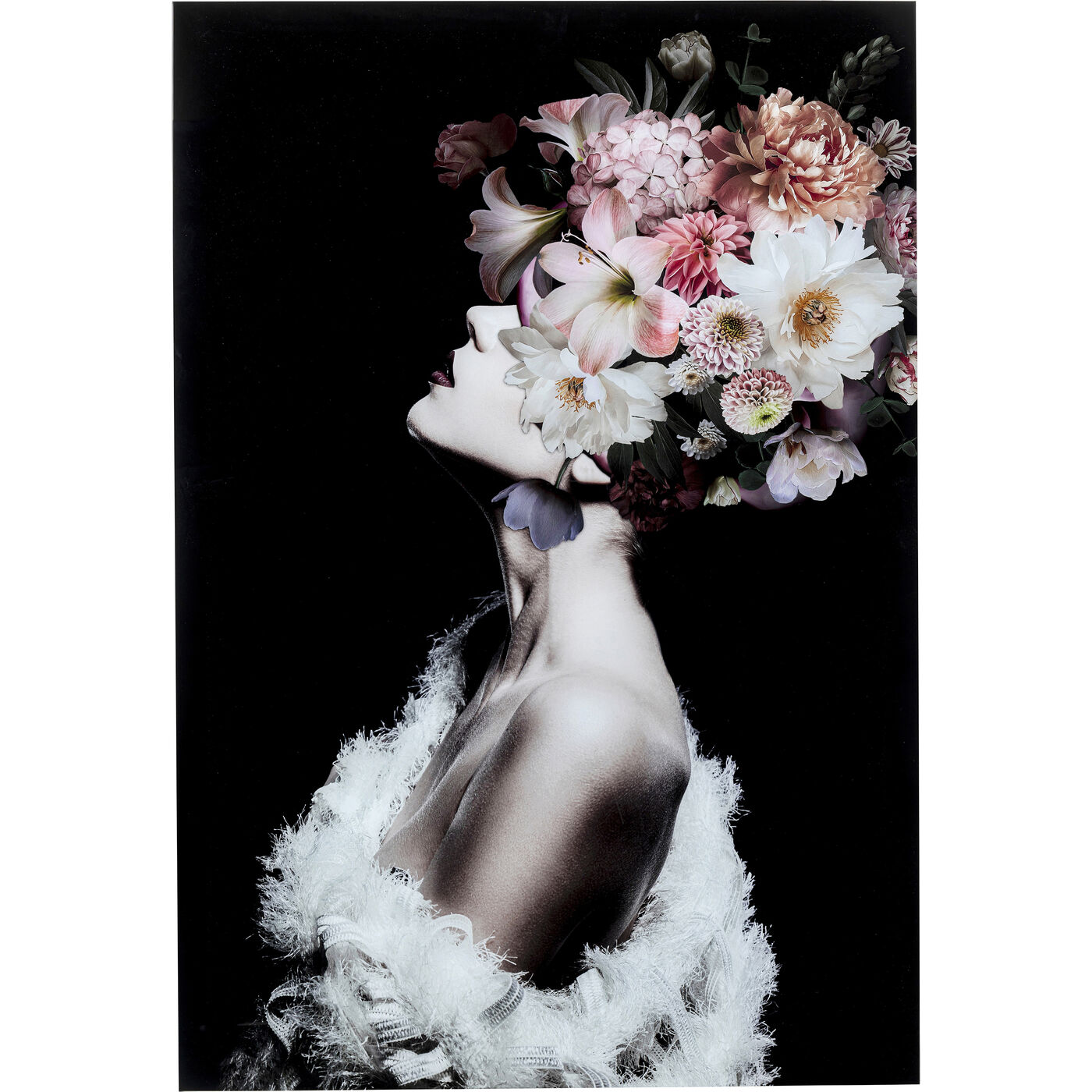 Картина стеклянная Flowery Beauty 80x120 см