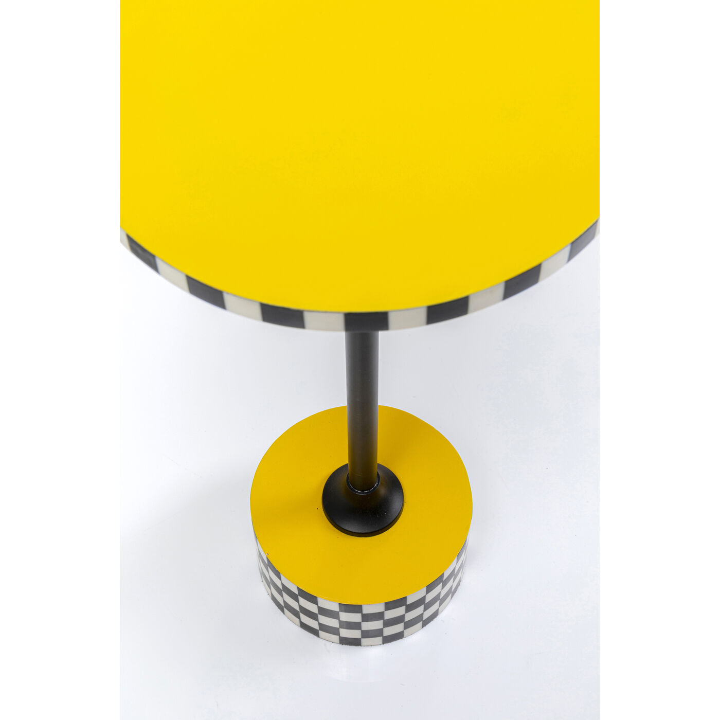 Стол приставной Domero Race Yellow Ø25 см