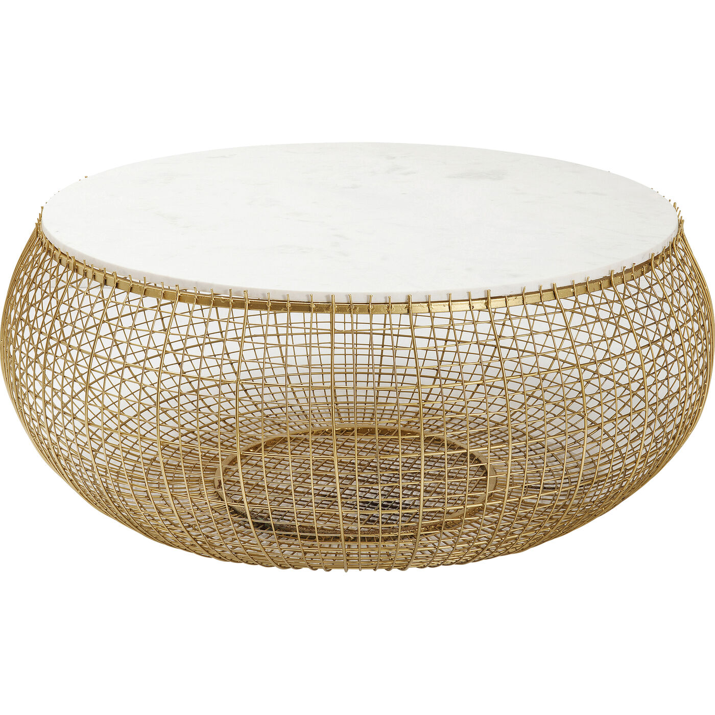 Стол кофейный Cesta Marbel Gold Ø100 см