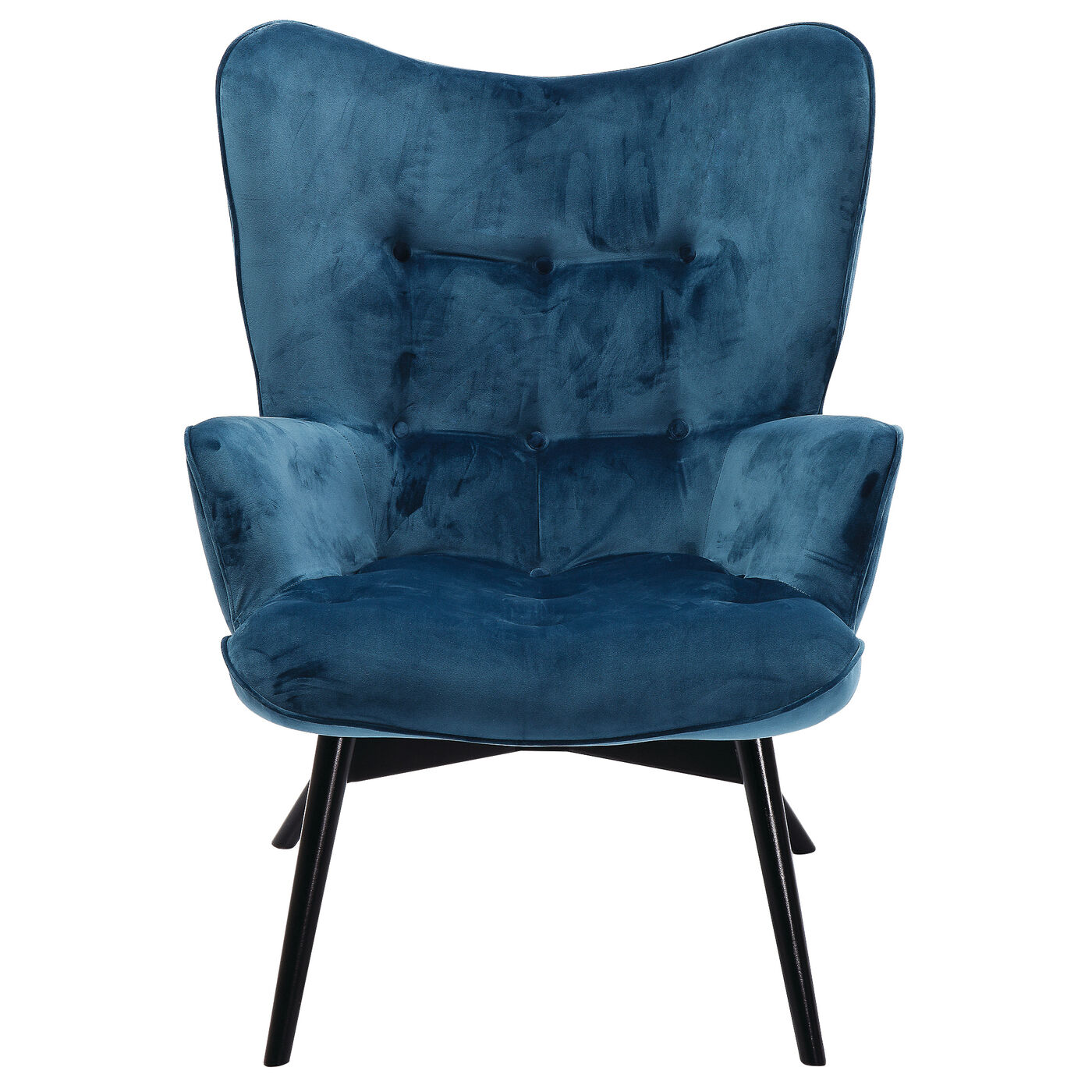 Кресло Black Vicky Velvet Bluegreen