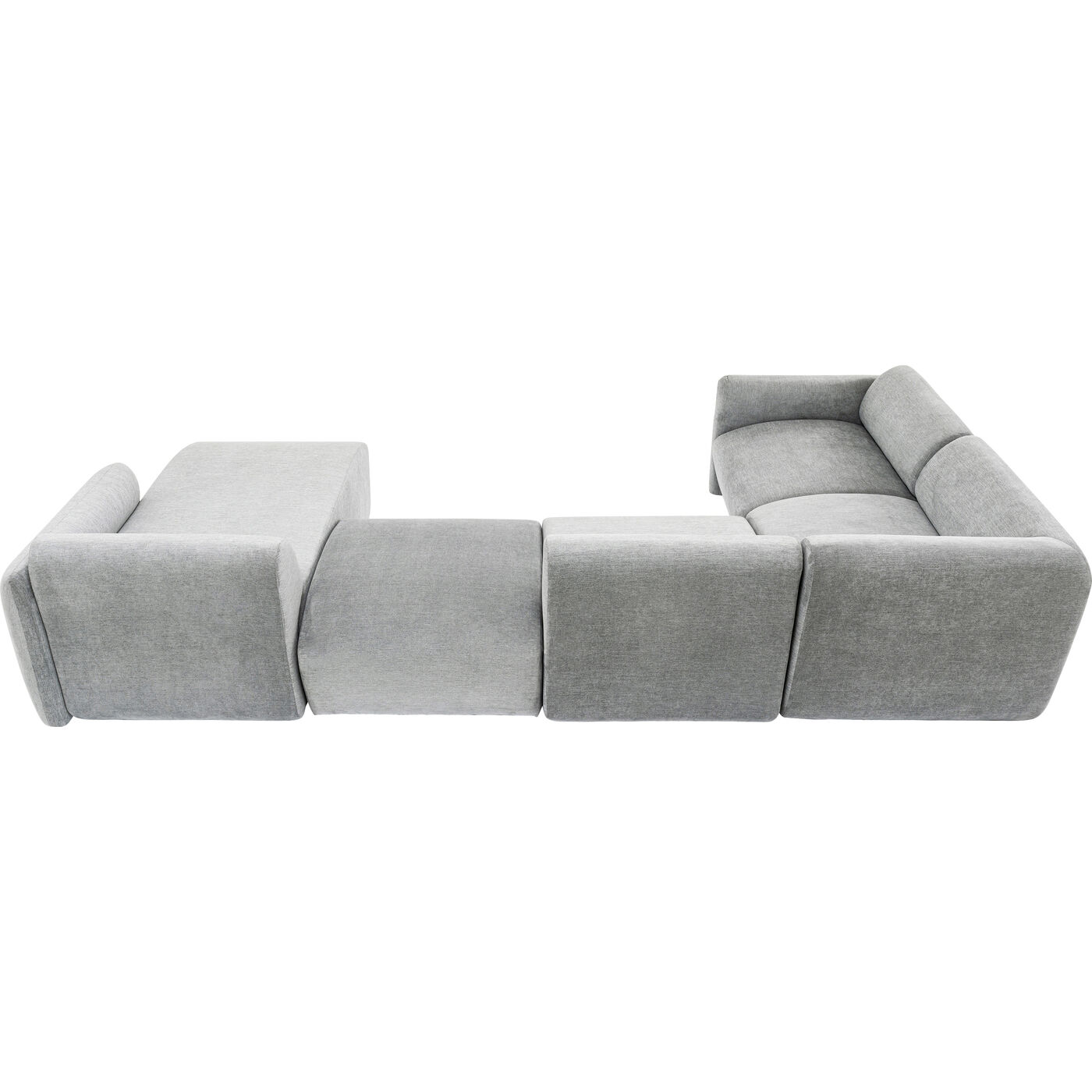 Диван правосторонний модульный 2 Lucca Grey Right 328 см