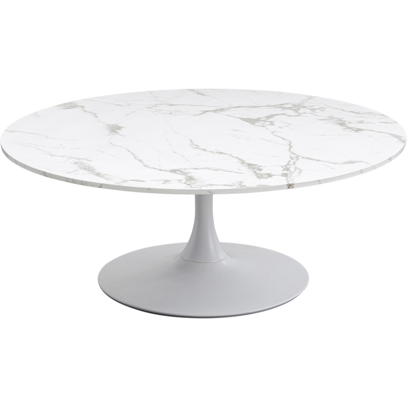 Стол кофейный Schickeria Marble White Ø110 см