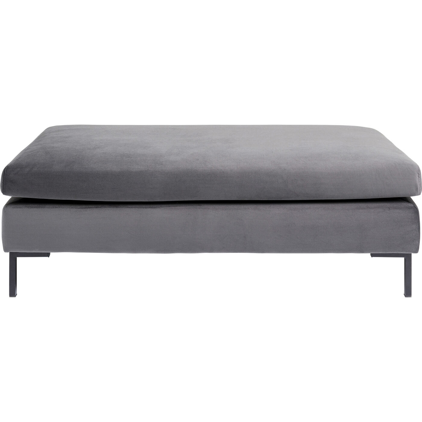 Пуф Gianni Velvet Grey Black