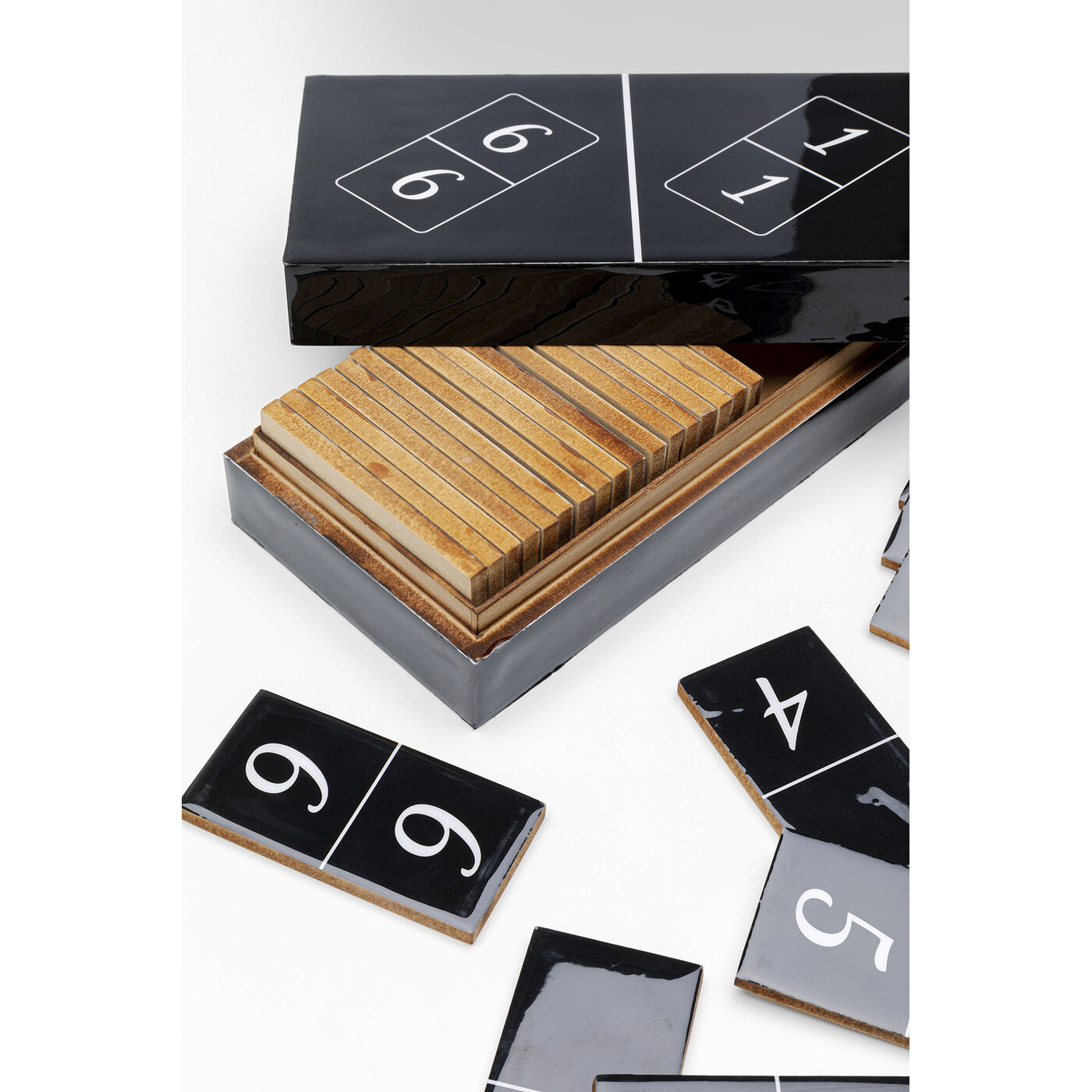 Объект декоративный Domino Black 24x7 см