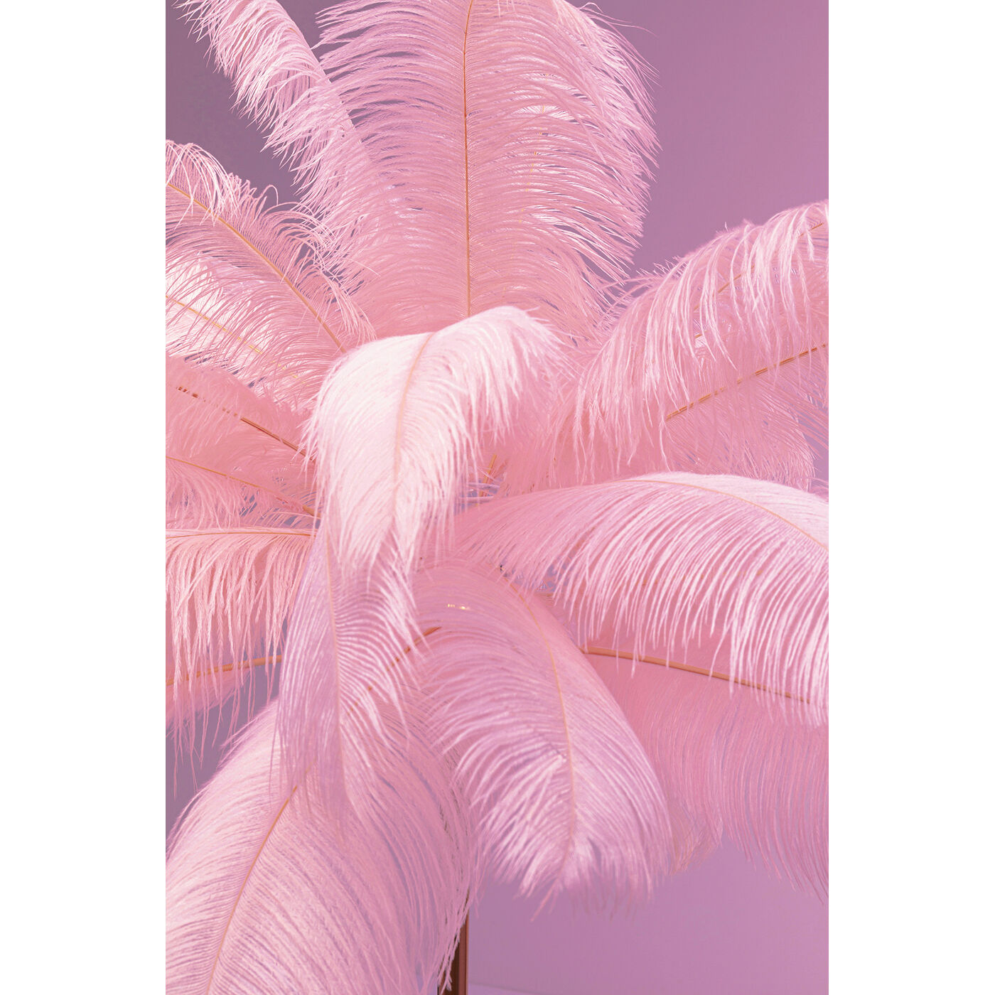 Светильник напольный Feather Palm Pink 165 см