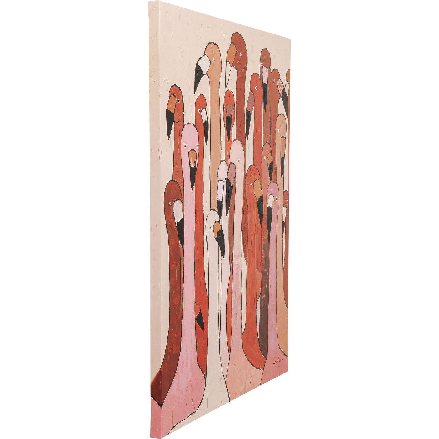 Картина Touched Flamingo Meeting 90x120 см