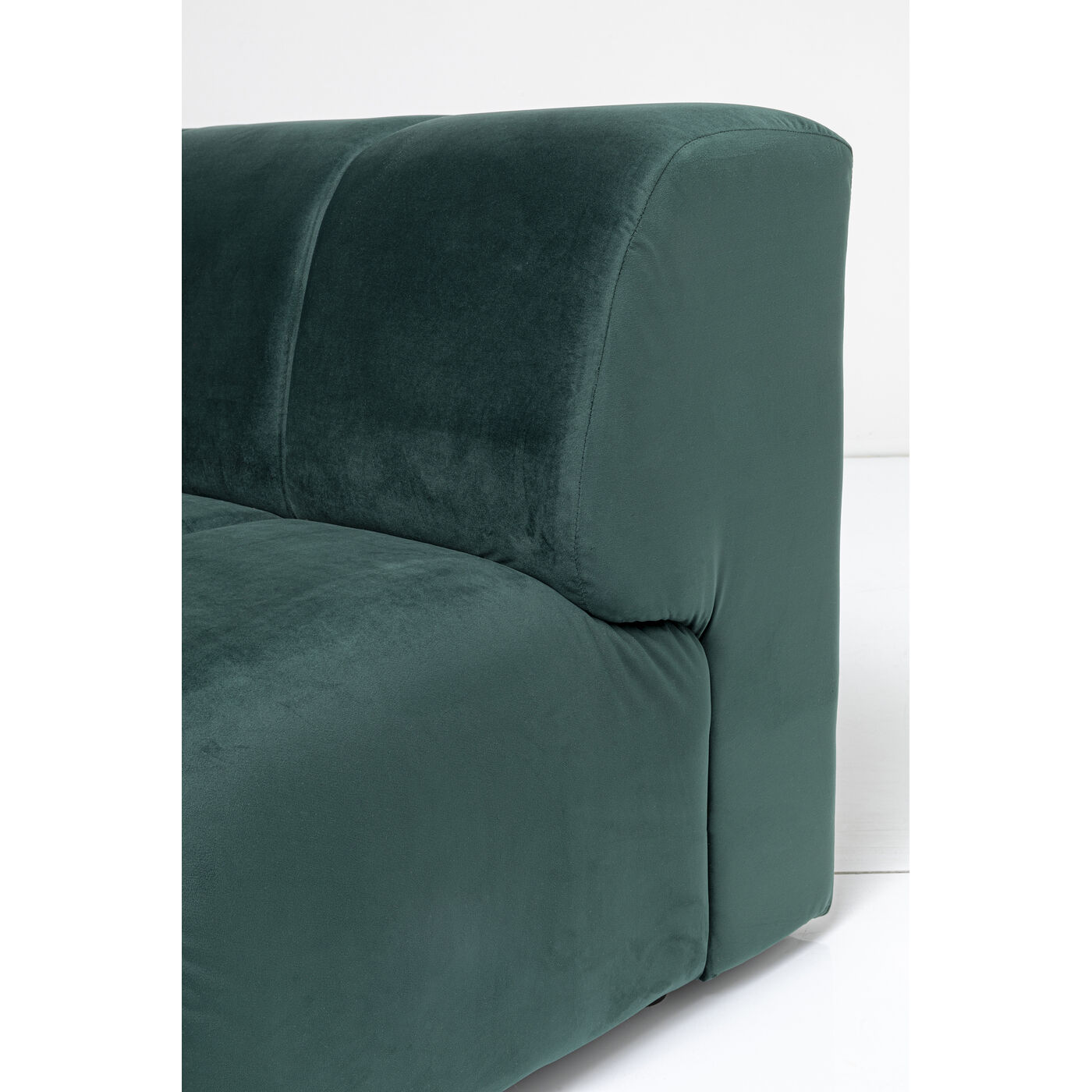 Диван угловой левосторонний Belami Velvet Dark Green Left 265 см