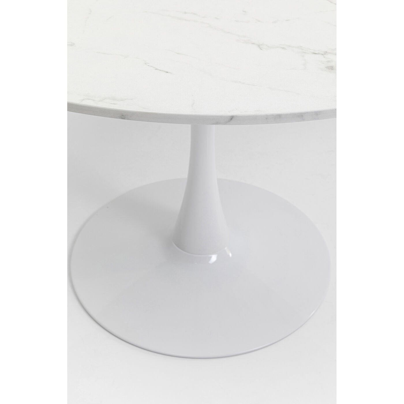 Стол Schickeria Marbleprint White Ø110 см