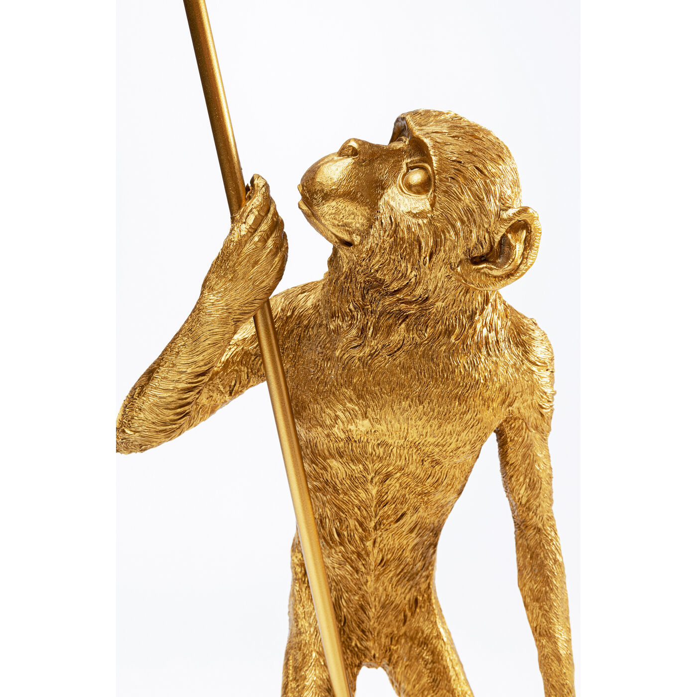 Светильник настольный Animal Standing Monkey Gold 51 см