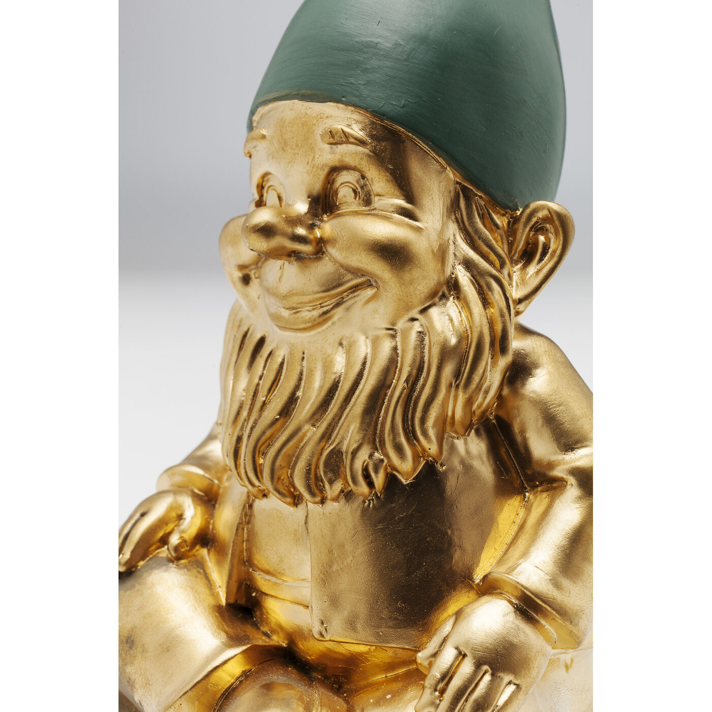 Фигура декоративная Zwerg Sitting Gold Green 19 см