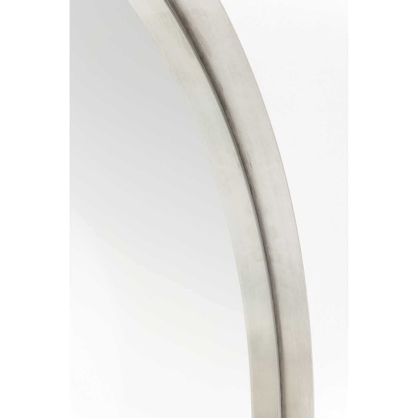 Зеркало Curve Round Stainless Steel Ø100 см