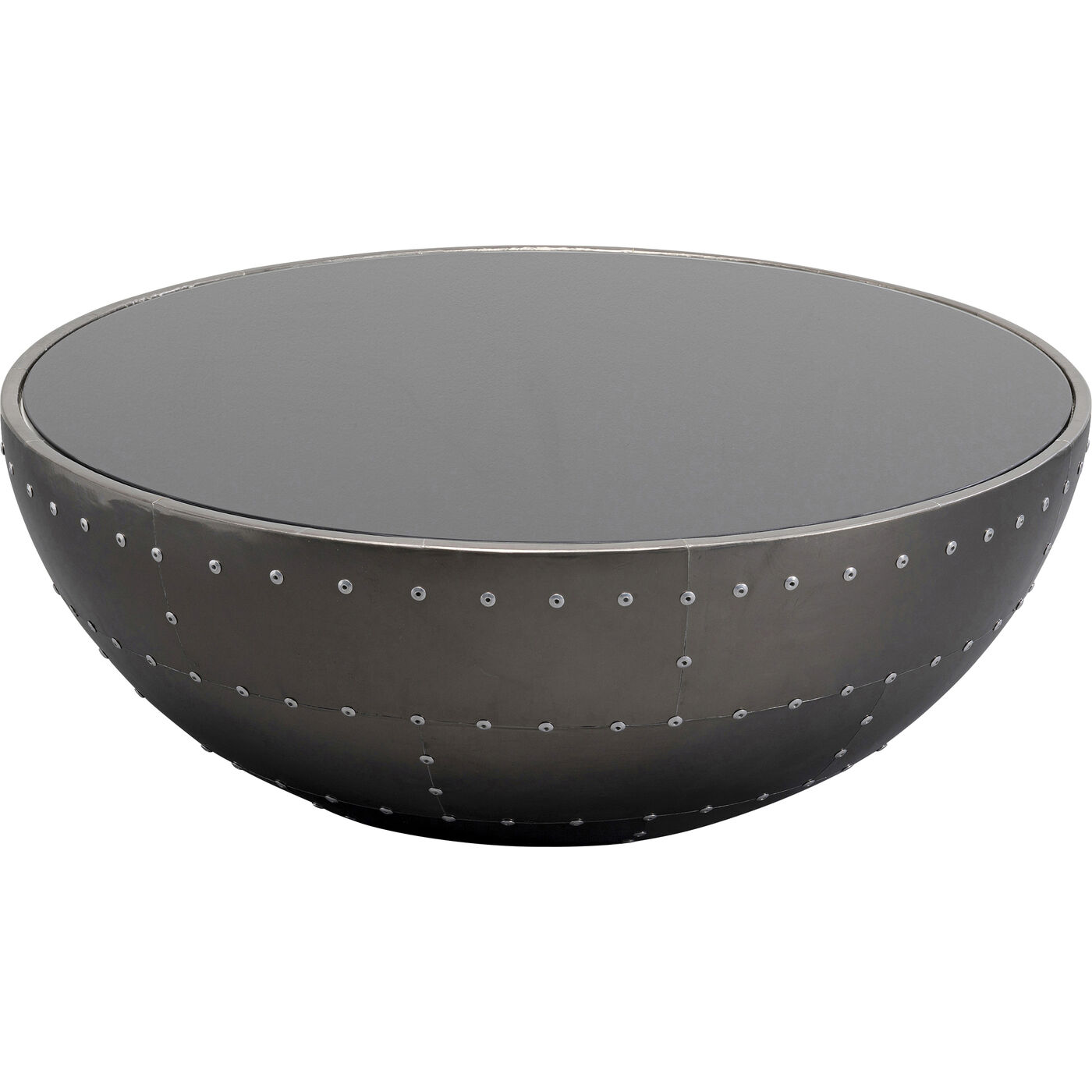 Стол кофейный Lounge Black Gun Metal Ø83 см