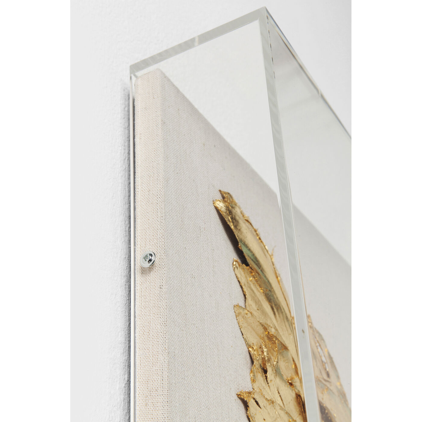 Украшение настенное Wings Gold White 120x120 см